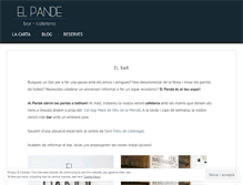 Tablet Screenshot of elpande.com
